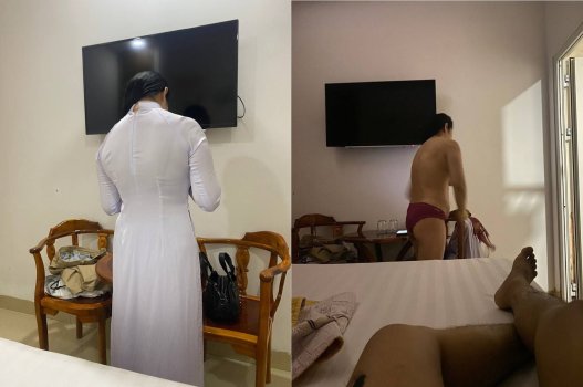 Cô giáo hư hỏng tới nhà nghỉ dạy riêng